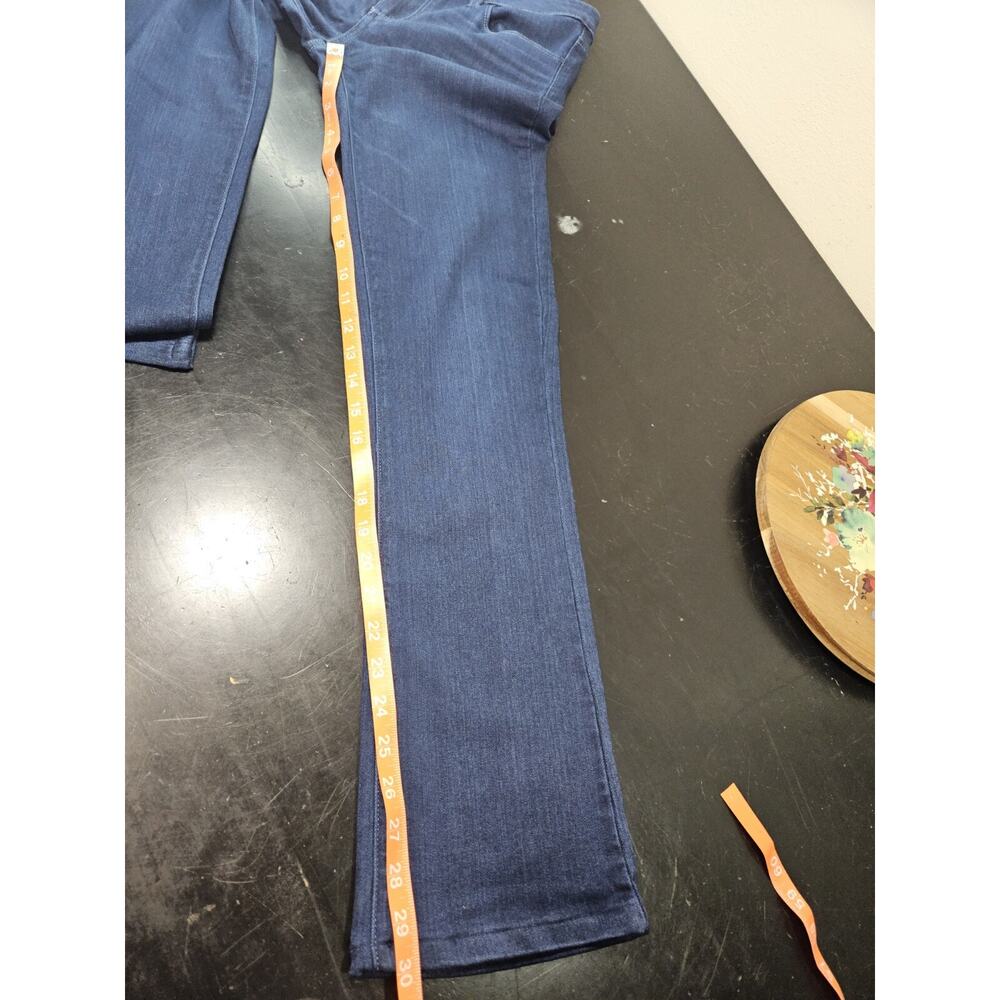 PAIGE Dark Wash HONOLULU High Rise Boot Cut BLACK LABEL Blue Jeans 28x30 *EUC - Picture 15 of 16